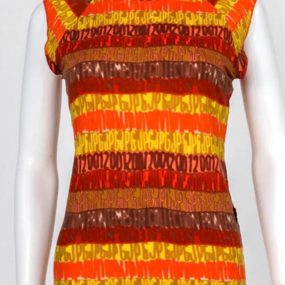 Jean Paul Gaultier Multicolor Striped Top